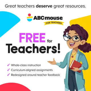 ABCmouse Meta ad: Your classroom. ABCmouse. Free! Create your free teacher account today, live 46 days