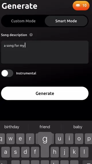 AI Song Generator Meta ad: Want to create songs of your imagination and vibe with the latest TikT, live 304 days