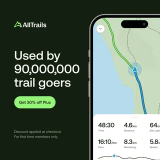 AllTrails Meta ad: Make the most of your adventures with the #1 hiking app at your side., live 276 days