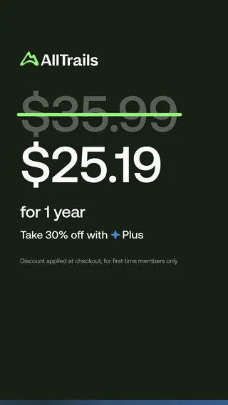 AllTrails Meta ad: Save time, be prepared, and never miss a turn with AllTrails Plus, live 226 days