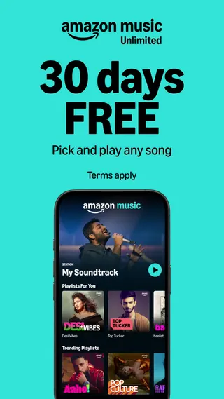 Amazon Music Meta ad: Amazon Music Unlimited- 30 days FREE. Auto-renews at ₹129/month. Cance, live 68 days
