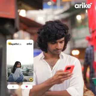 Arike Meta ad: Find meaningful connections, only on Arike., live 94 days