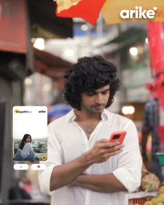 Arike Meta ad: Find meaningful connections, only on Arike., live 82 days