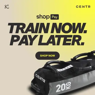 Centr Meta ad: Train Now. Pay Later. You’ve seen it on race day. Now train with it at, live 104 days