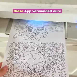 Colorify Meta ad: Verwandle deine Lieblingsfotos in ausdruckbare Malvorlagen - mit nur e, live 267 days