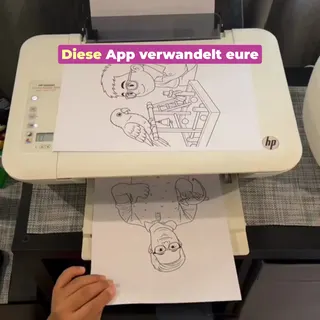 Colorify Meta ad: Verwandle deine Lieblingsfotos in ausdruckbare Malvorlagen - mit nur e, live 265 days