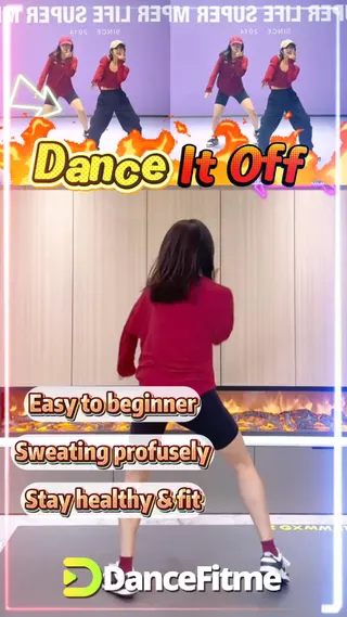 Dancefitme® Meta ad: Boost your mood and your fitness with DanceFitme. Fun, beginner-friend, live 160 days