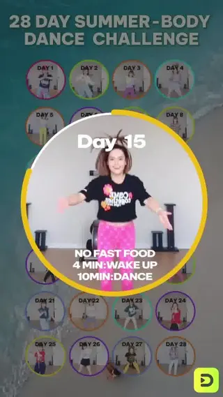 Dancefitme® Meta ad: Boost your mood and your fitness with DanceFitme. Fun, beginner-friend, live 148 days