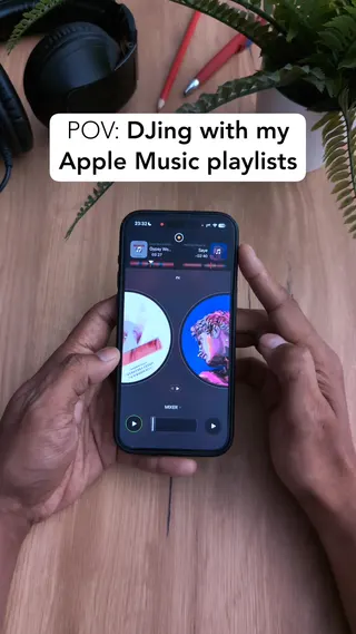 djay Meta ad: DJ with Apple Music. 100M+ songs, ad free, live 109 days