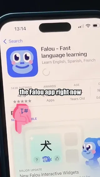 Falou Meta ad: Speak Korean in Just 10 Minutes a Day! Too busy for classes? Falou’s g, live 352 days
