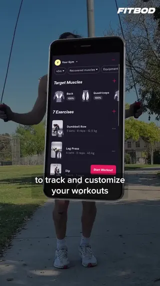 Fitbod Meta ad: Break personal records and maximize your gains! Fitbod's innovative tr, live 588 days