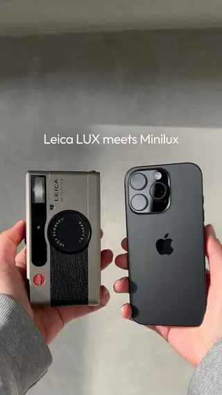 Leica LUX Meta ad: Give your iPhone photos the grain and personality of Leica LUX., live 158 days