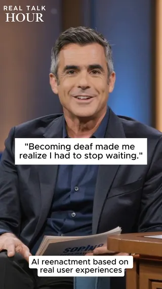 Live Transcribe Meta ad: Live Captioning for d/Deaf and hard of hearing in 70+ languages. Built, live 101 days
