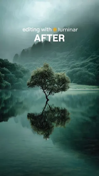 Luminar Meta ad: Take your mobile editing to the next level with full raw file support, live 44 days
