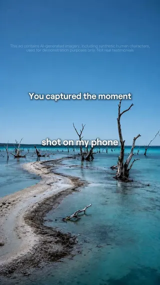 Luminar Meta ad: Take your mobile editing to the next level with full raw file support, live 58 days