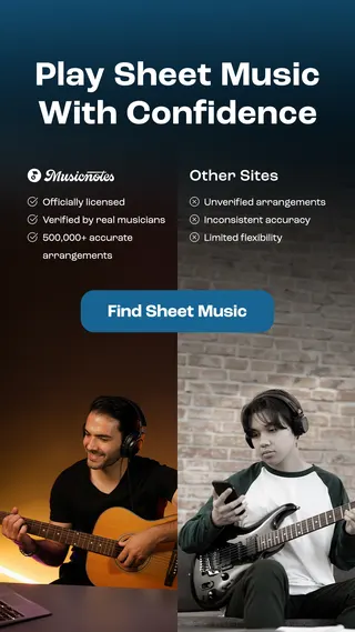 Musicnotes Meta ad: If you’ve ever played from a free tab and thought, “That can’t be righ, live 80 days