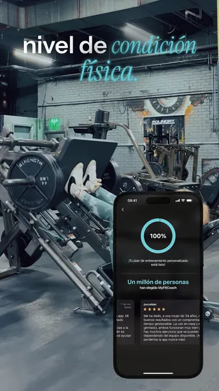 MyFitCoach Meta ad: ¡Consigue tu plan de entrenamiento personalizado!, live 274 days