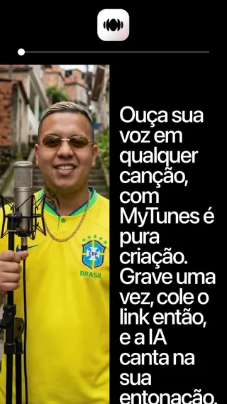MyTunes Meta ad: Crie covers com IA com a sua própria voz no celular, live 27 days