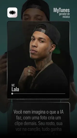 MyTunes Meta ad: Crie covers com IA com a sua própria voz no celular, live 28 days