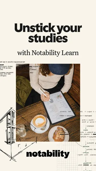 Notability Meta ad: Notability helps you bring your A game this year, live 47 days