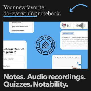 Notability Meta ad: Try Notability this semester. If it doesn't help you learn, we'll cove, live 76 days