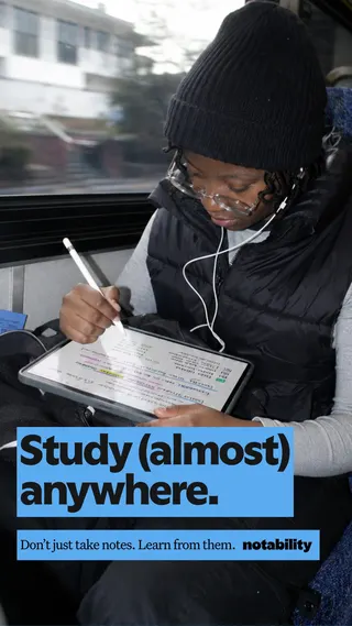 Notability Meta ad: Notability helps you bring your A game this year, live 47 days