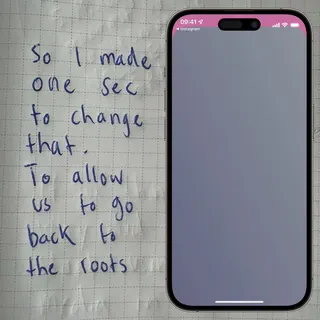 one sec Meta ad: I built one sec for myself, hoping that it could help me to spend less, live 732 days