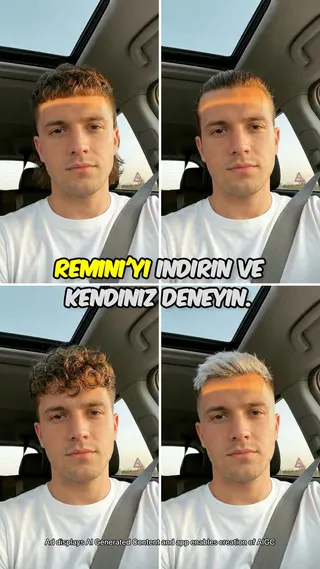 Remini Meta ad: Yeni bir saç stili denemeyi mi düşünüyorsun? Mükemmel eşleşmeni bulmak, live 165 days