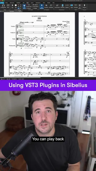 Sibelius Meta ad: Sibelius 2026.5 brings support for VST3 plugins, expanding your playba, live 117 days