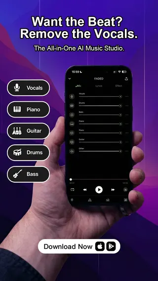 Vocal Remover Meta ad: Separate your music source in REAL TIME!, live 35 days