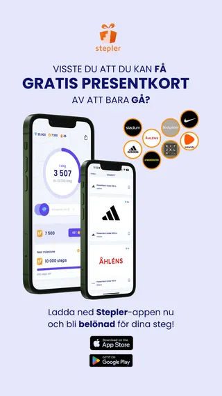 Stepler Meta ad: Ladda ner Stepler-appen för att bli belönad för varje steg du tar!, live 232 days