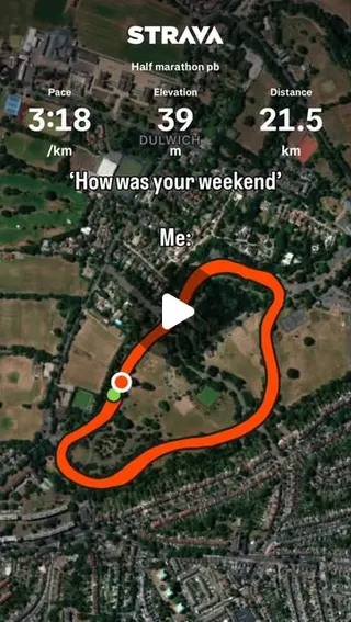 Strava creator video by @ironbodz on Instagram
