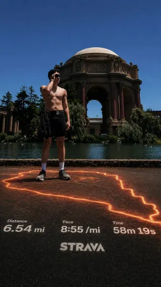 Strava creator video by @justyngee on TikTok