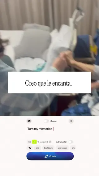 Suno Meta ad: Haz música a tu medida con textos, imágenes, vídeos o tu propia voz, live 274 days