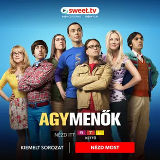 SWEET.TV Meta ad: Nézz műsorokat az RTL KETTŐ csatornán online a SWEET.TV-vel tévén, oko, live 107 days