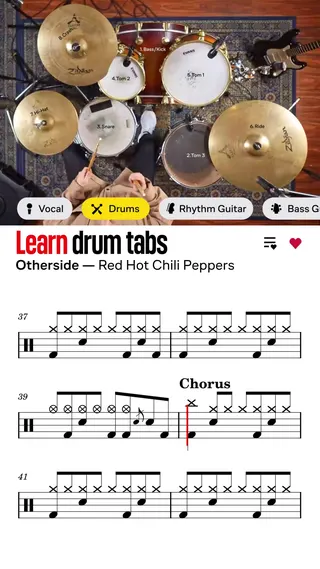 Ultimate Guitar Meta ad: Get Ultimate Drum Tabs With 77% Off Play your favorite beats from auth, live 168 days