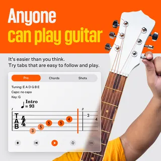 Ultimate Guitar Meta ad: Get Ultimate Guitar With 77% Off Play 100% Like Your Favorite Artist E, live 152 days