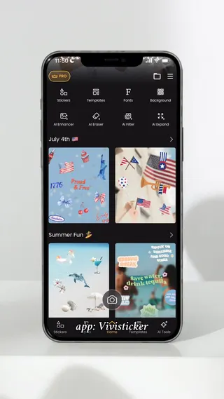 Vivisticker Meta ad: Turn your everyday moments into magical scenes! With just a tap, Vivis, live 455 days