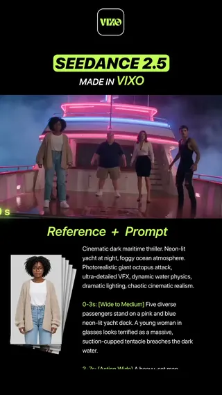 VIXO Meta ad: Seedance2.5 is coming! A 30-second video featuring consistent characte, live 38 days