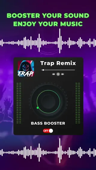 Volume Booster Meta ad: Your phone isn't always loud enough. Boost your volume, enhance bass,, live 36 days