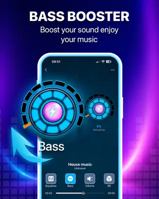 Volume Booster Meta ad: Your phone isn't always loud enough. Boost your volume, enhance bass,, live 40 days