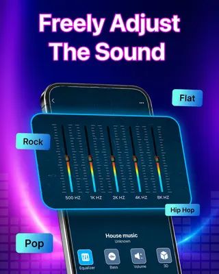 Volume Booster Meta ad: Your phone isn't always loud enough. Boost your volume, enhance bass,, live 40 days