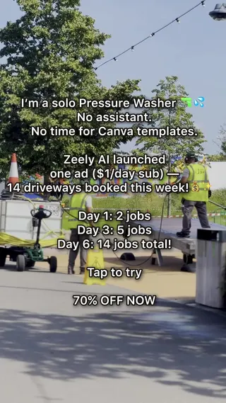 Zeely Meta ad: I was skeptical, but then I let AI take over my ads on FB & IG... Befo, live 125 days